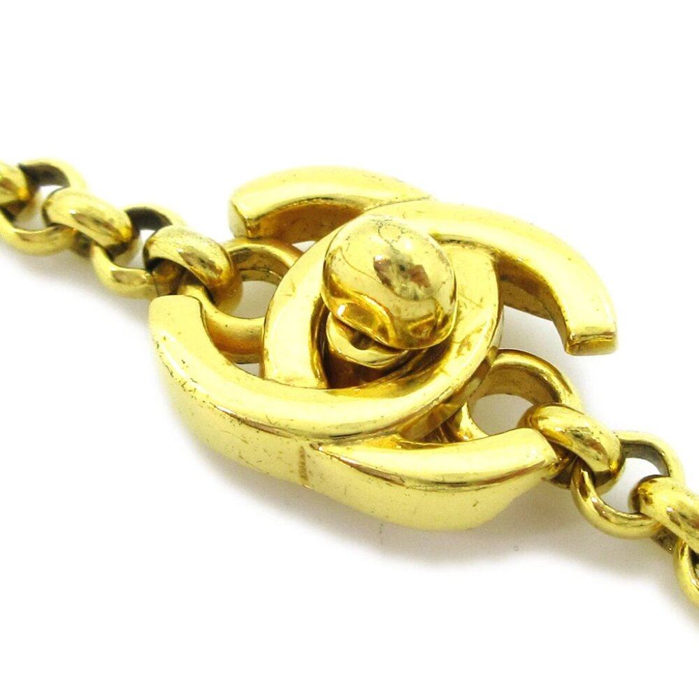 Chanel Hoop Gold Chain Pendant Necklace 96P 39797 - Picture 3 of 4